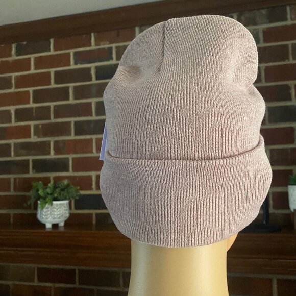 Herschel Supply Women’s Rib Knit Beanie Ash Rose One Size Unisex,Outdoor,New - Picture 14 of 16